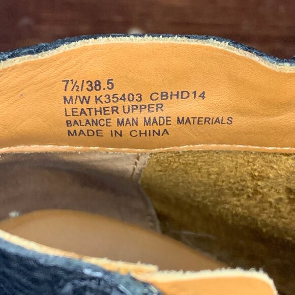 Kork-Ease Natalya Black Leather Comfort Chunky Wedge Ankle Bootie Women's 7 1/2 - Picture 6 of 16